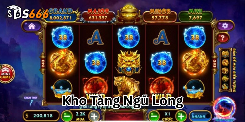 Cách chơi nổ hũ Kho Tàng Ngũ Long